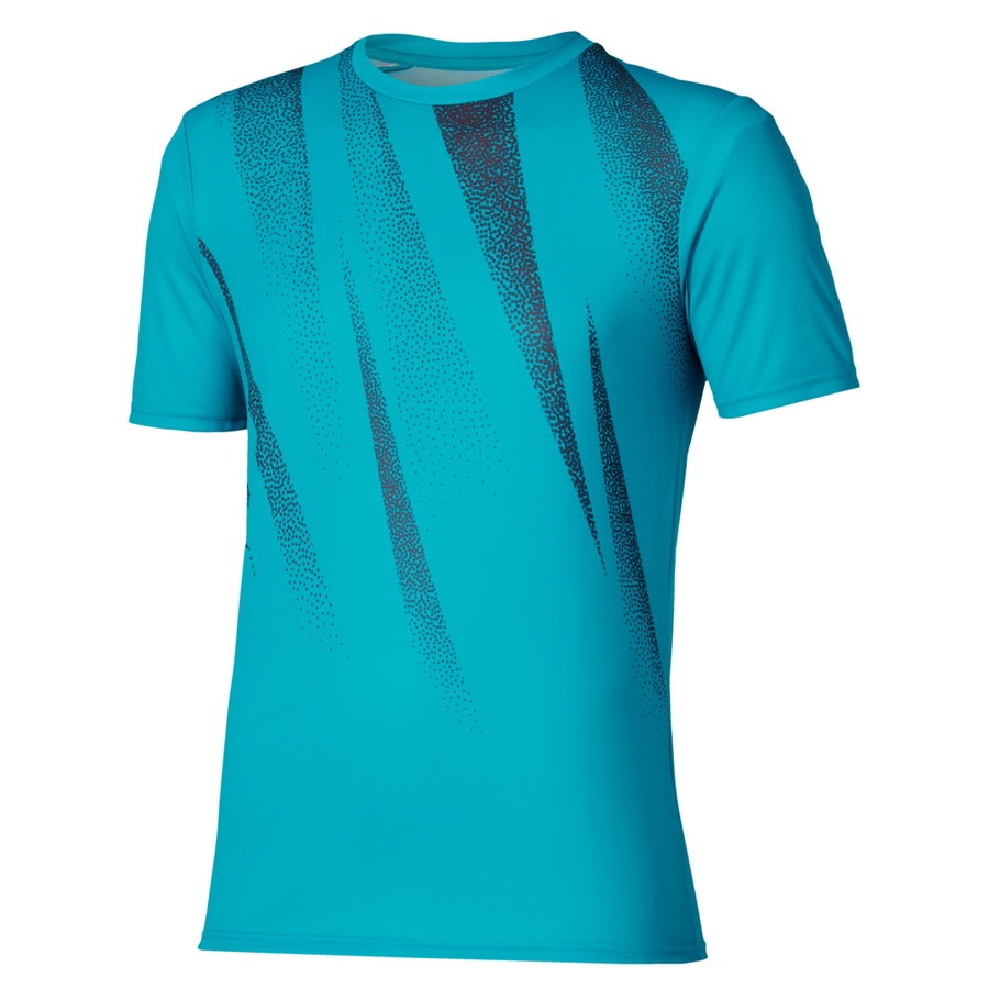 Mizuno Core Graphic Short Sleeve Tee Capri Breeze